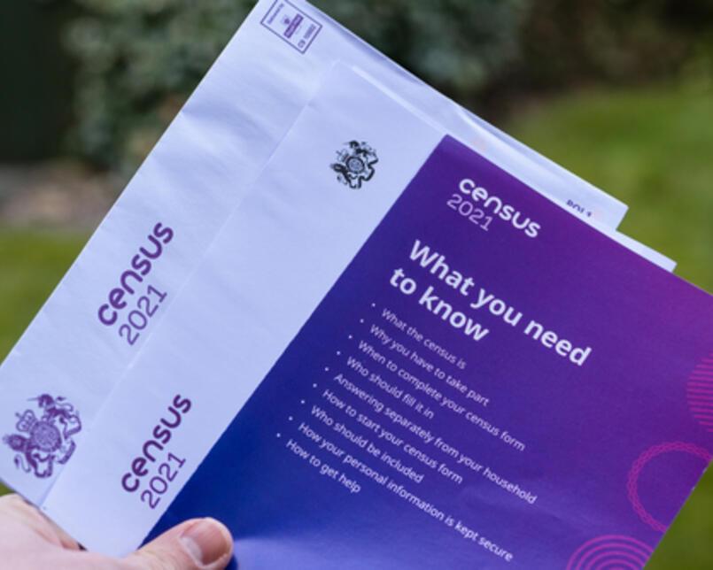 2021 UK Census envelopes 