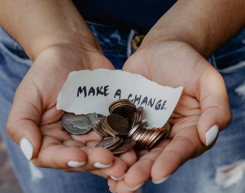 Asking for donations