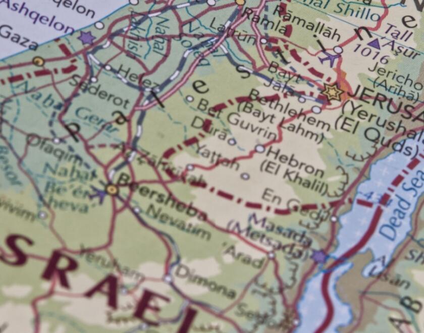 Map of Israel