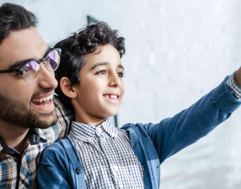 Jewish father and soon pointing forward