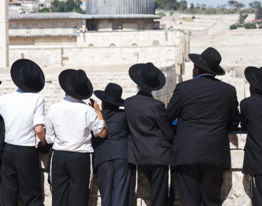 Orthodox Jewish men in Jerusalem