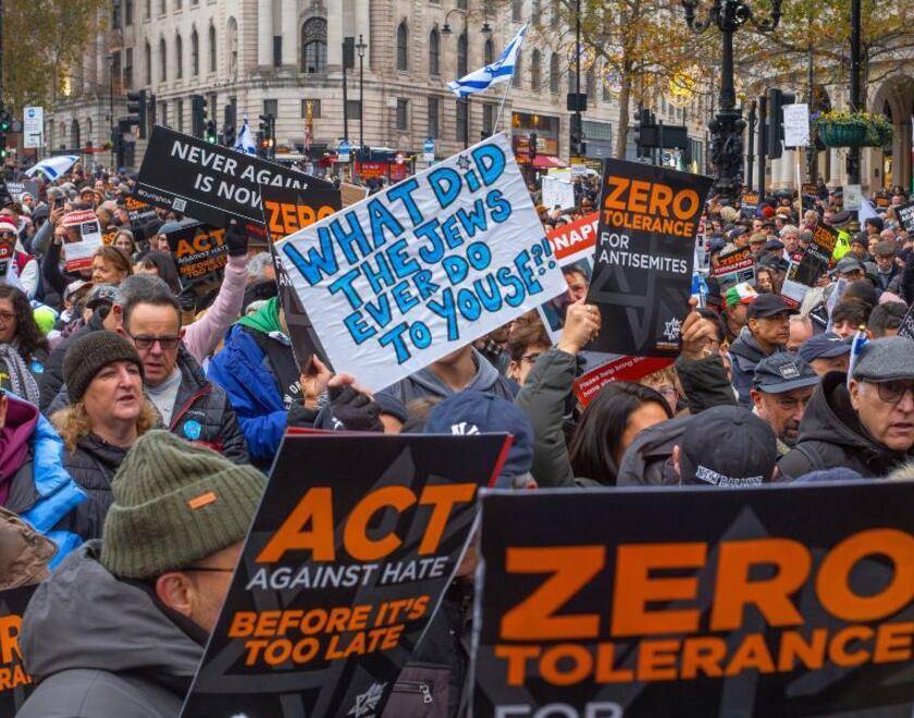 Pro Jewish rally in London